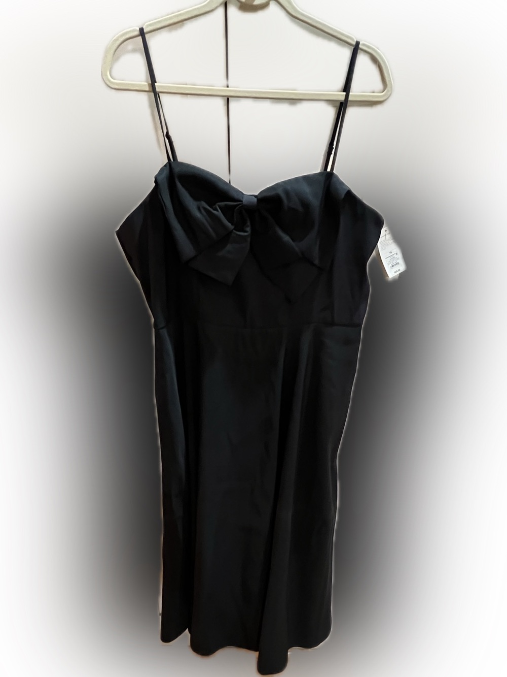 Target Black Strapless Dress with Bow Detail